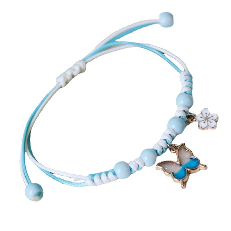 Personality Butterfly Flower Female Girlfriend Gifts Bracelets