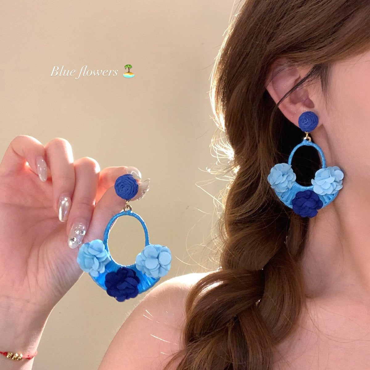 Women's Fairy Beautiful Flowers For Seaside Vacation Style Rings