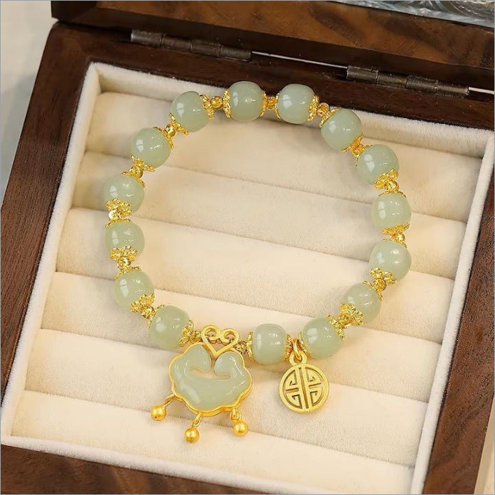 Chinese Style Good-looking Peanut Female Little Girlfriends Light Luxury Minority Bracelet