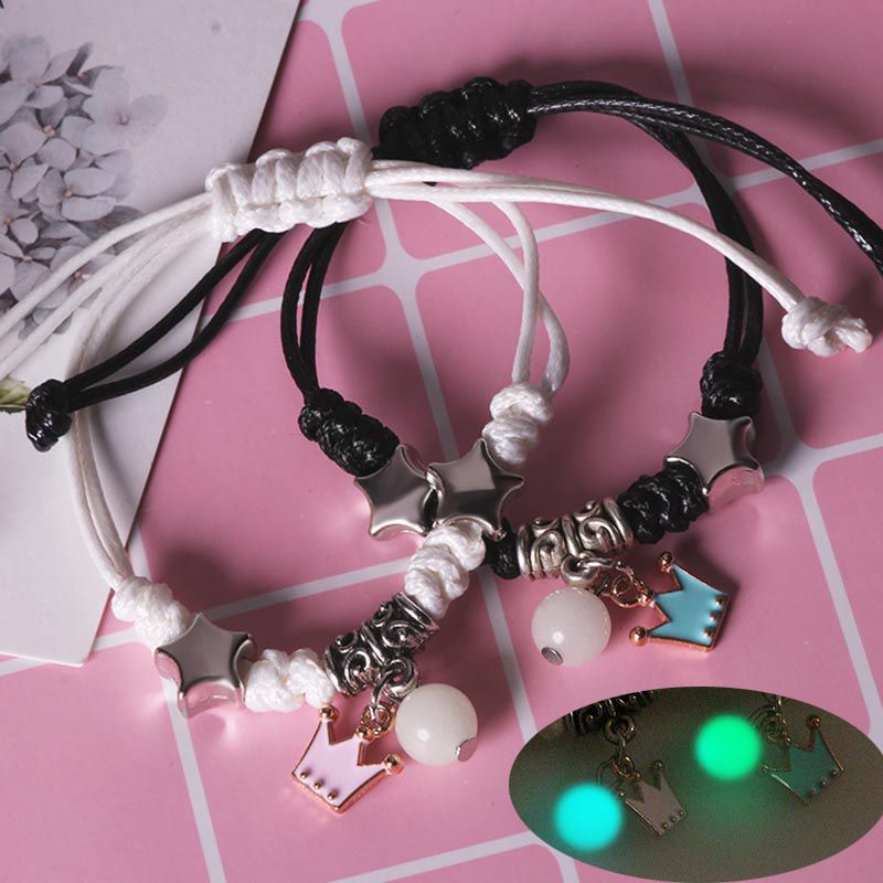 Women's & Men's Two Friendship Korean Fashion Couple Pair Gifts Bracelet