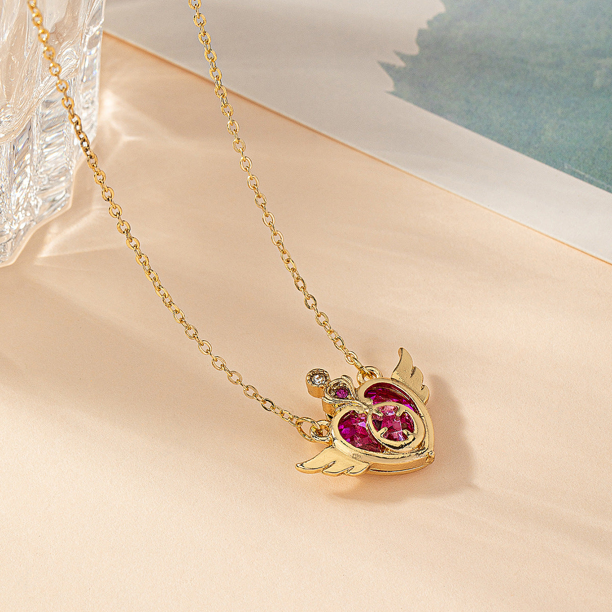 Moon Derivative Cartoon Magic Transformation Stick Female Necklace