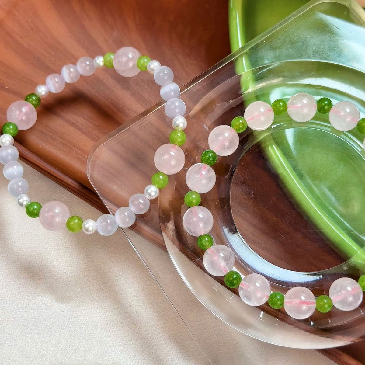 Crystal Olivine Fresh Sweet Opal Fashion Bracelet