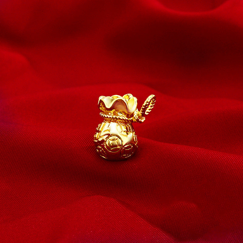 Women's Style Gold Shop Alluvial Love Abacus Lucky Bag Necklaces