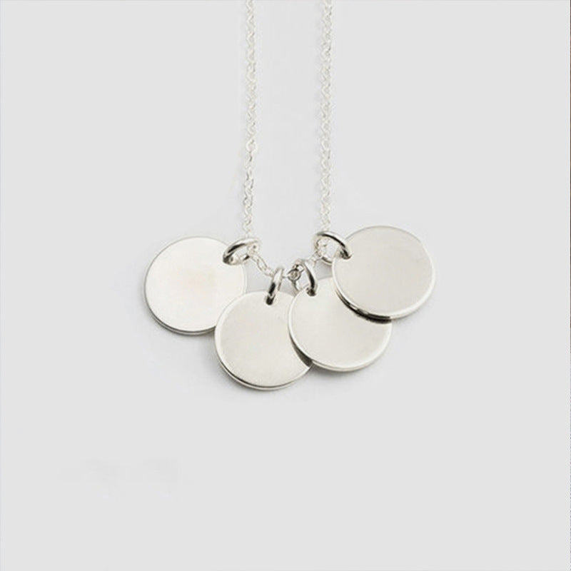 Innovative Attractive Personalized Stainless Steel Round Necklace