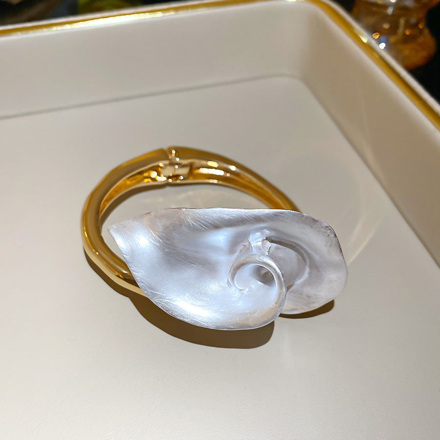 Flowers Open-ended Design Personalized Light Luxury Bracelet