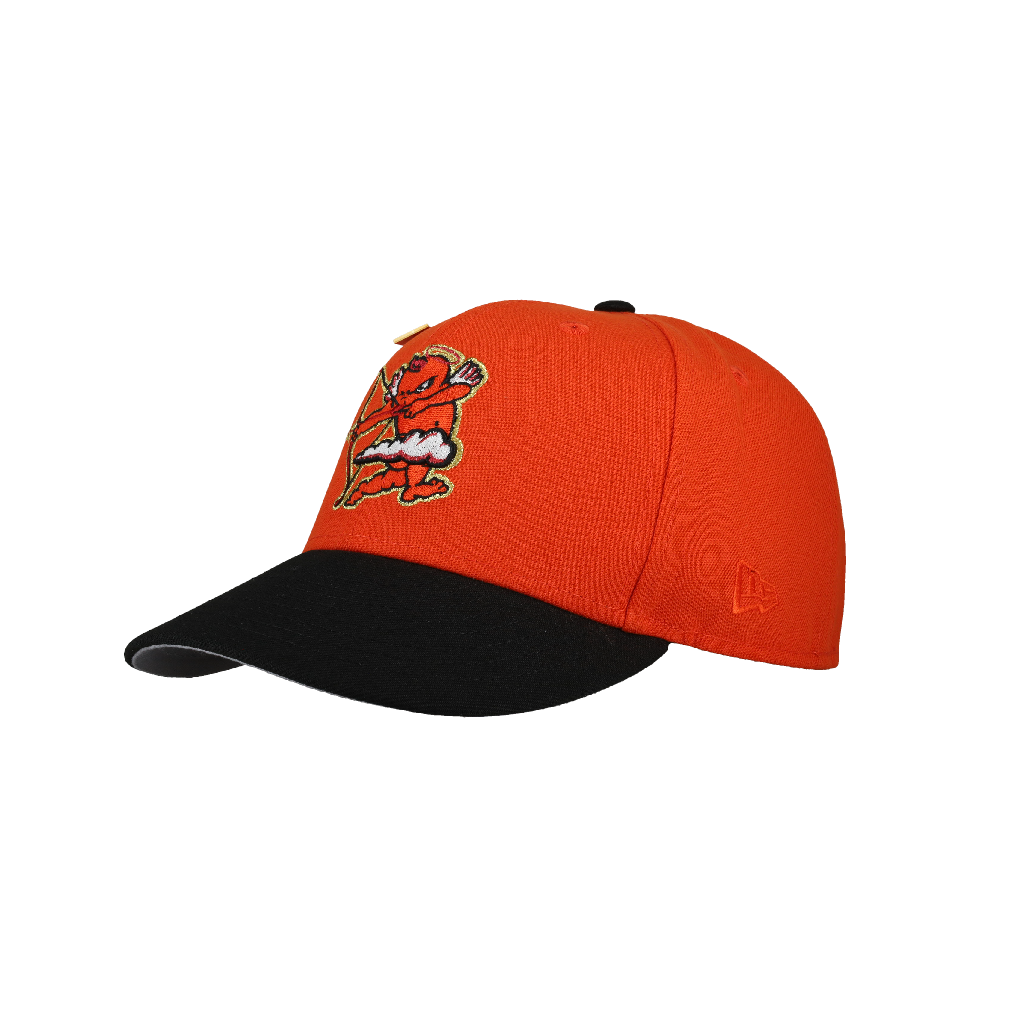 Inland Empire Cherubs California League Orange Metallic 59Fifty Fitted Hat