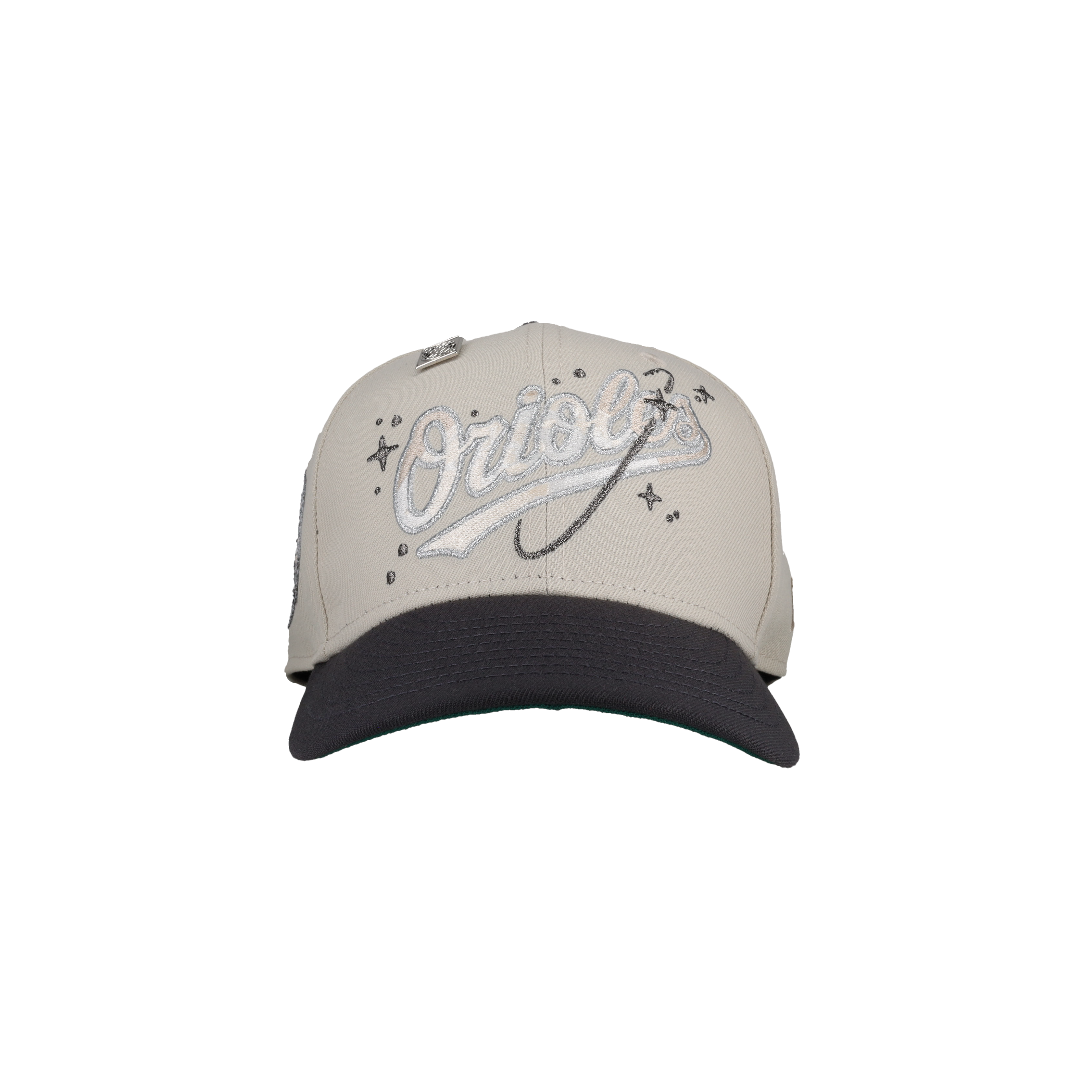 Baltimore Orioles 30th Anniversary Stone Metallic 59Fifty Fitted Hat