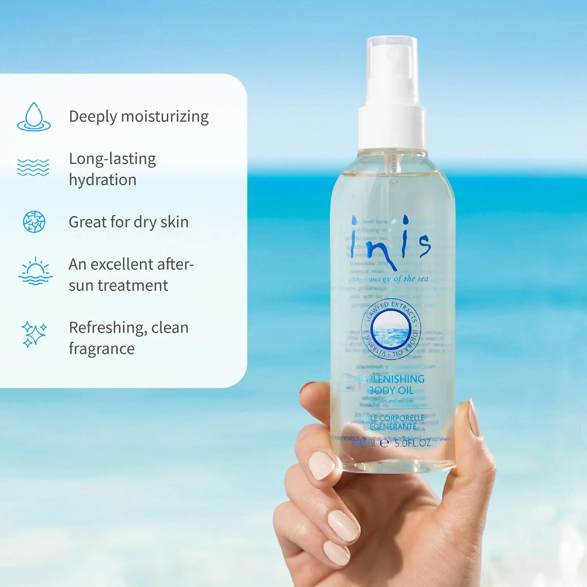 Inis Energy of the Sea Replenishing Body Oil 150ml / 5 fl oz