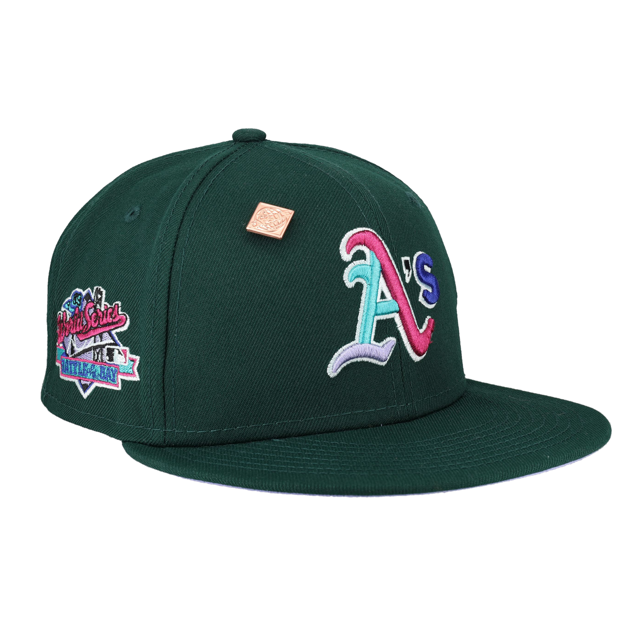 Oakland Athletics 1989 World Series Polar Lights New Era 59Fifty Fitted Hat
