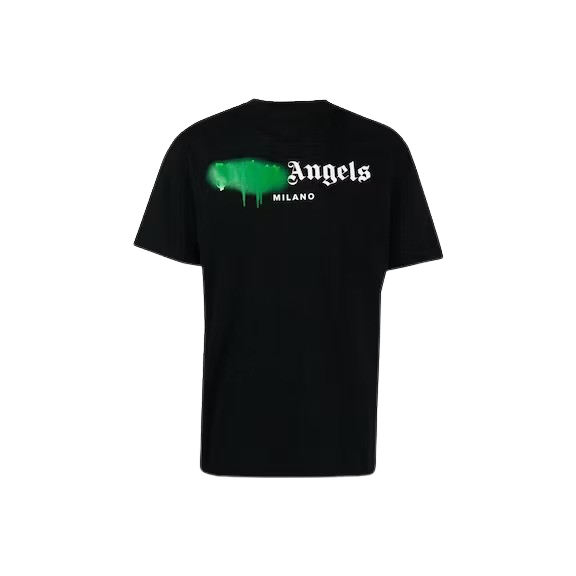 Palm Angels Milano Sprayed Logo T-shirt Black