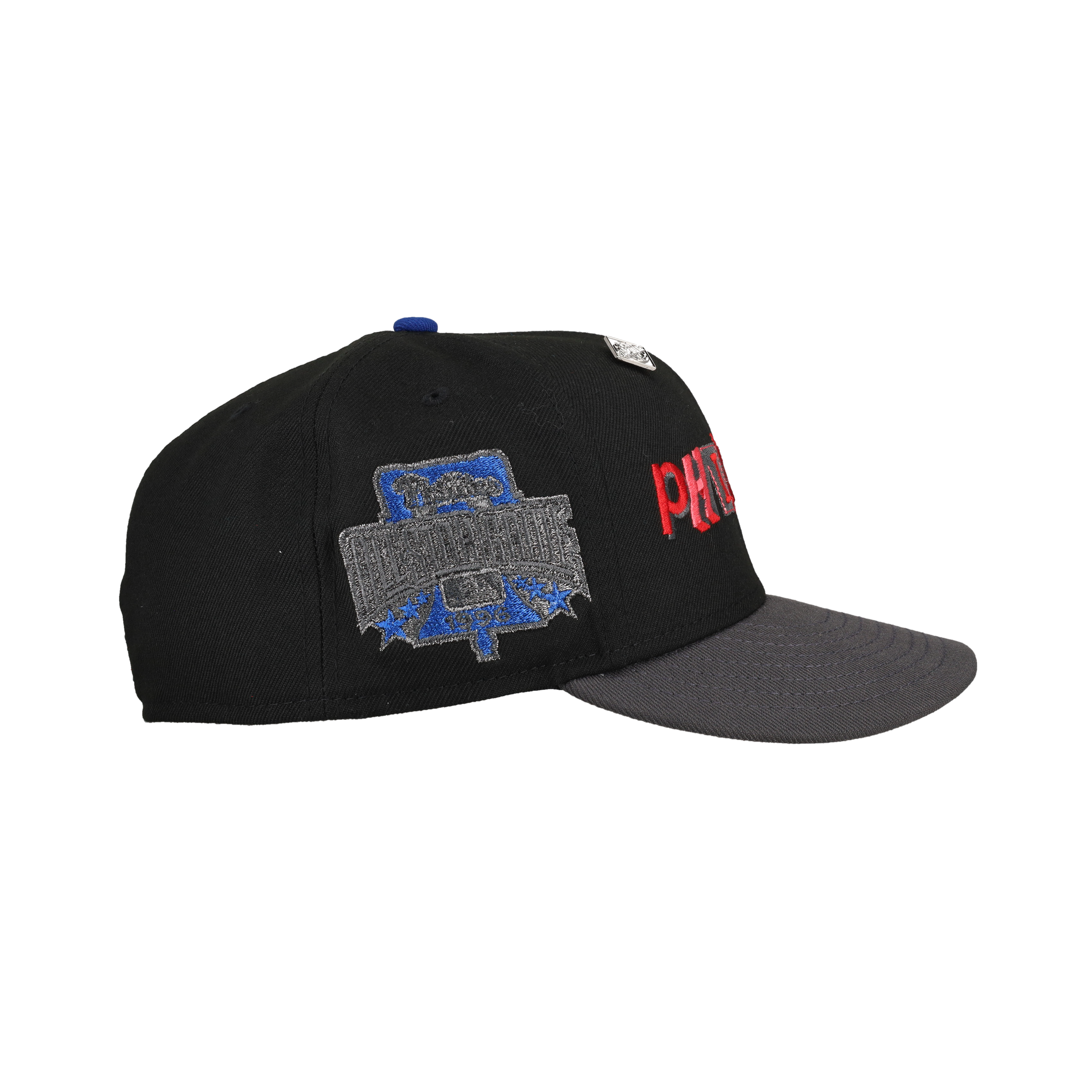 Philadelphia Phillies 1996 ASG Black/Graphite Ransom Metallic 59Fifty Fitted Hat