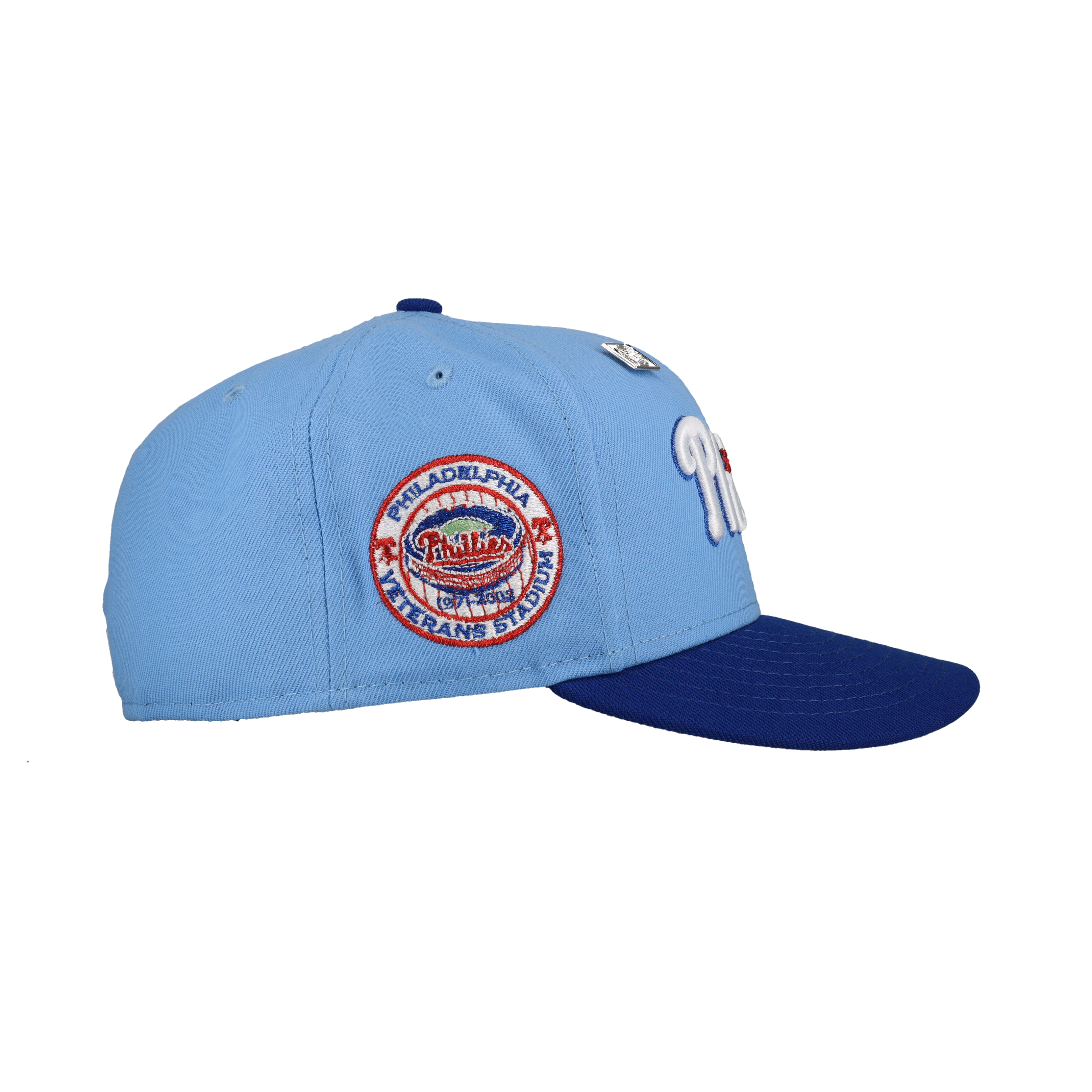 Philadelphia Phillies Veterans Stadium Metallic 59Fifty Fitted Hat