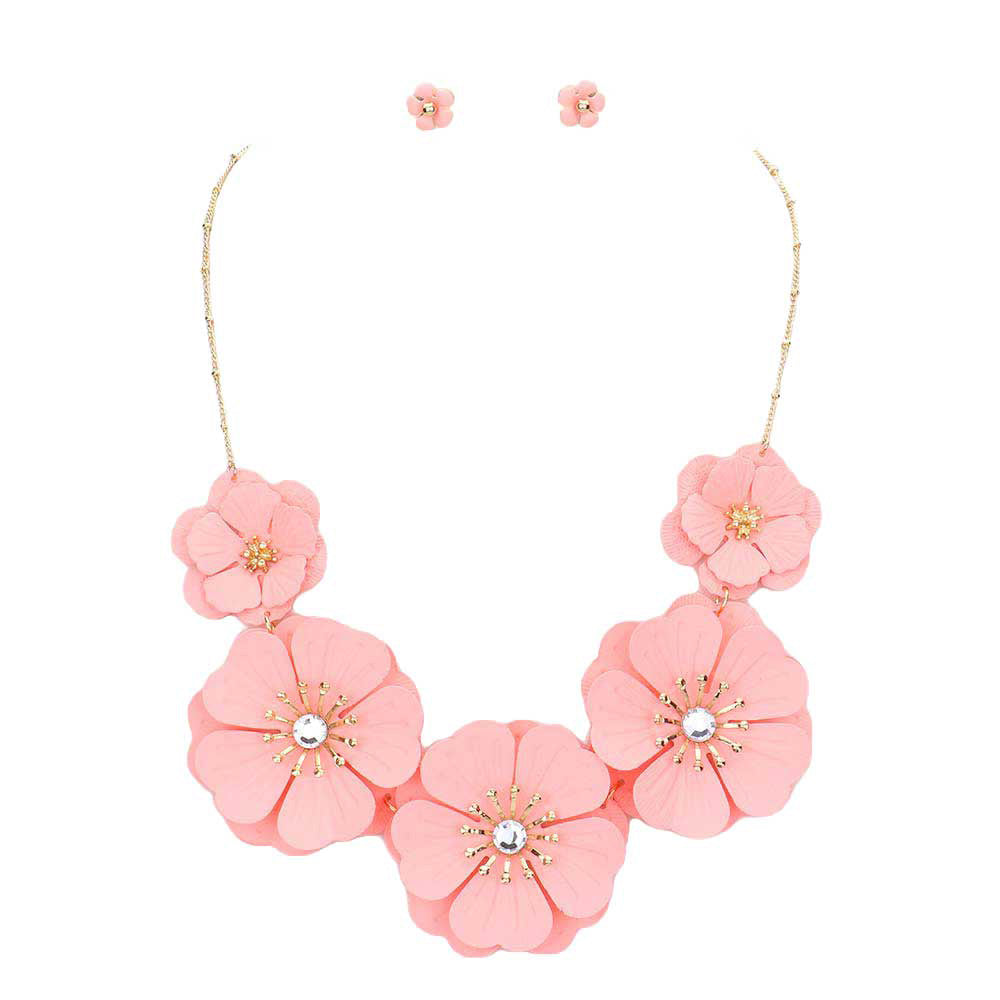 Bloom Flower Link Necklace