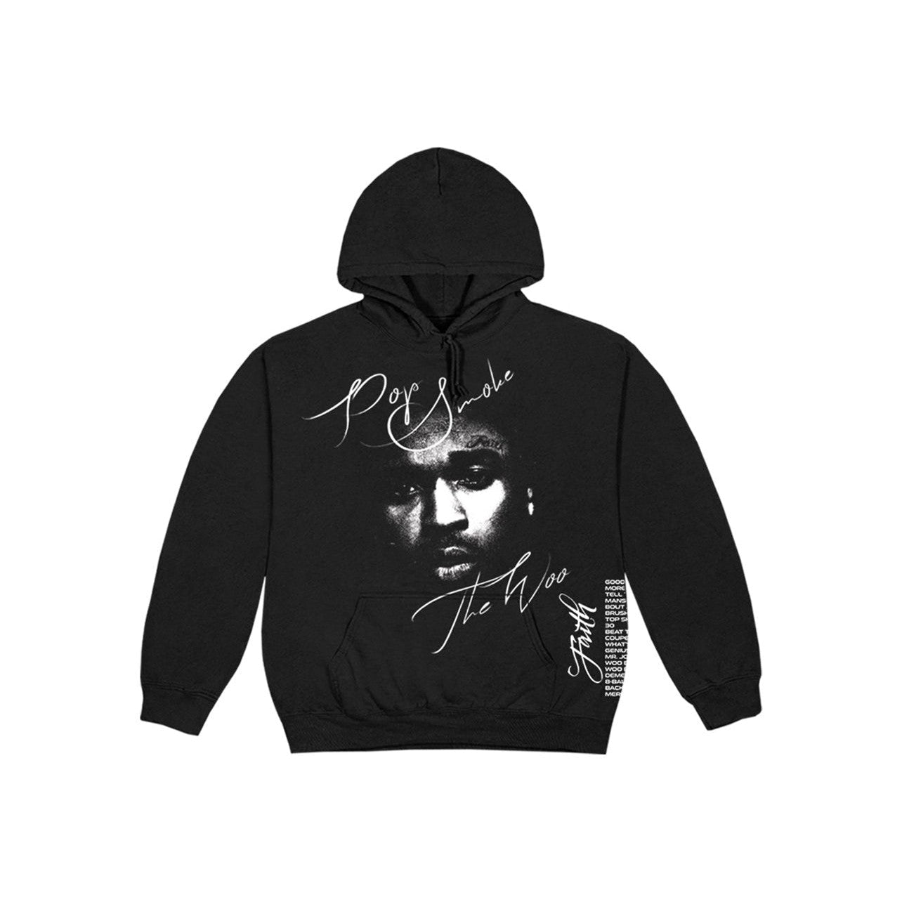 Pop Smoke x Vlone Faith Hoodie Black