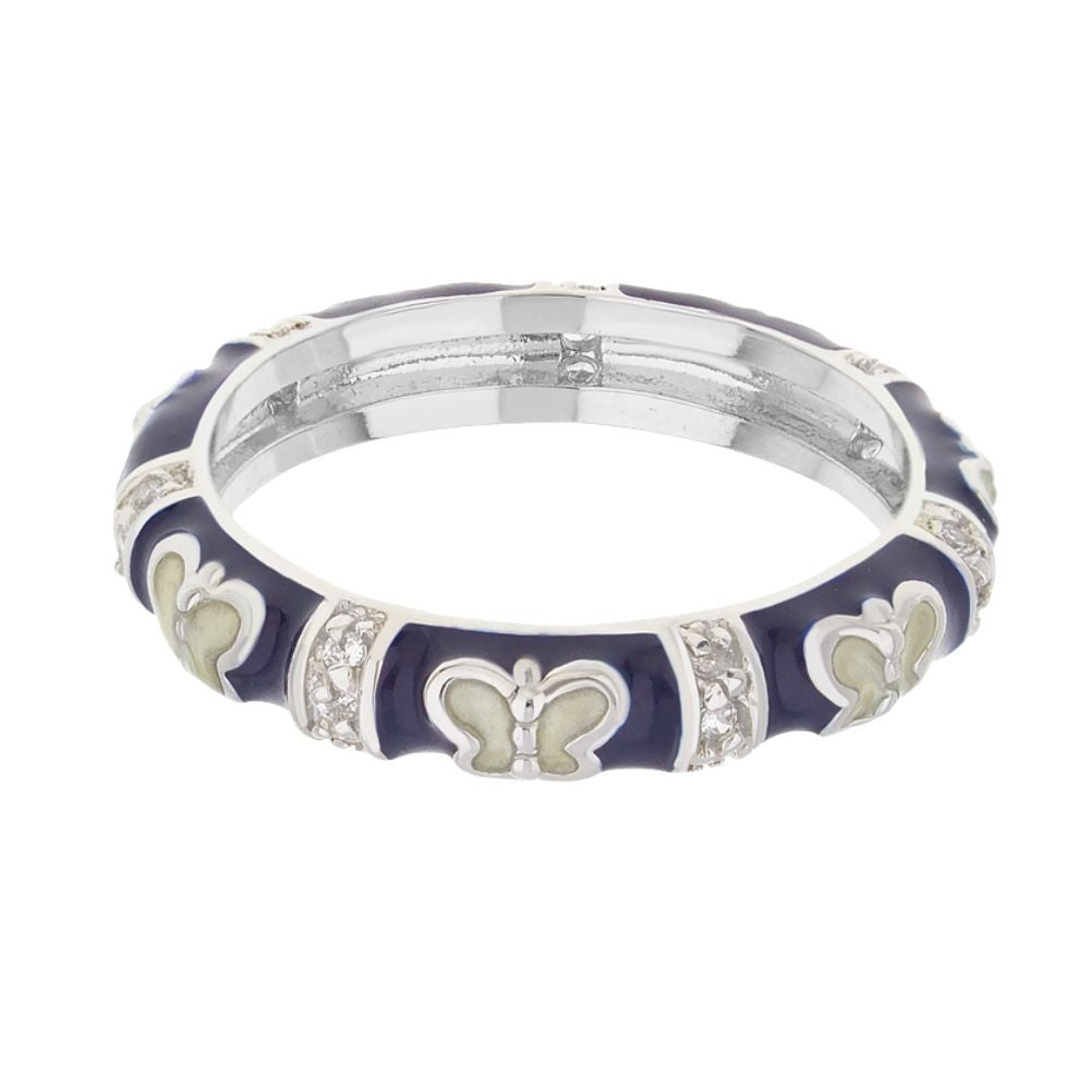 Butterfly World Ring — Slim Band