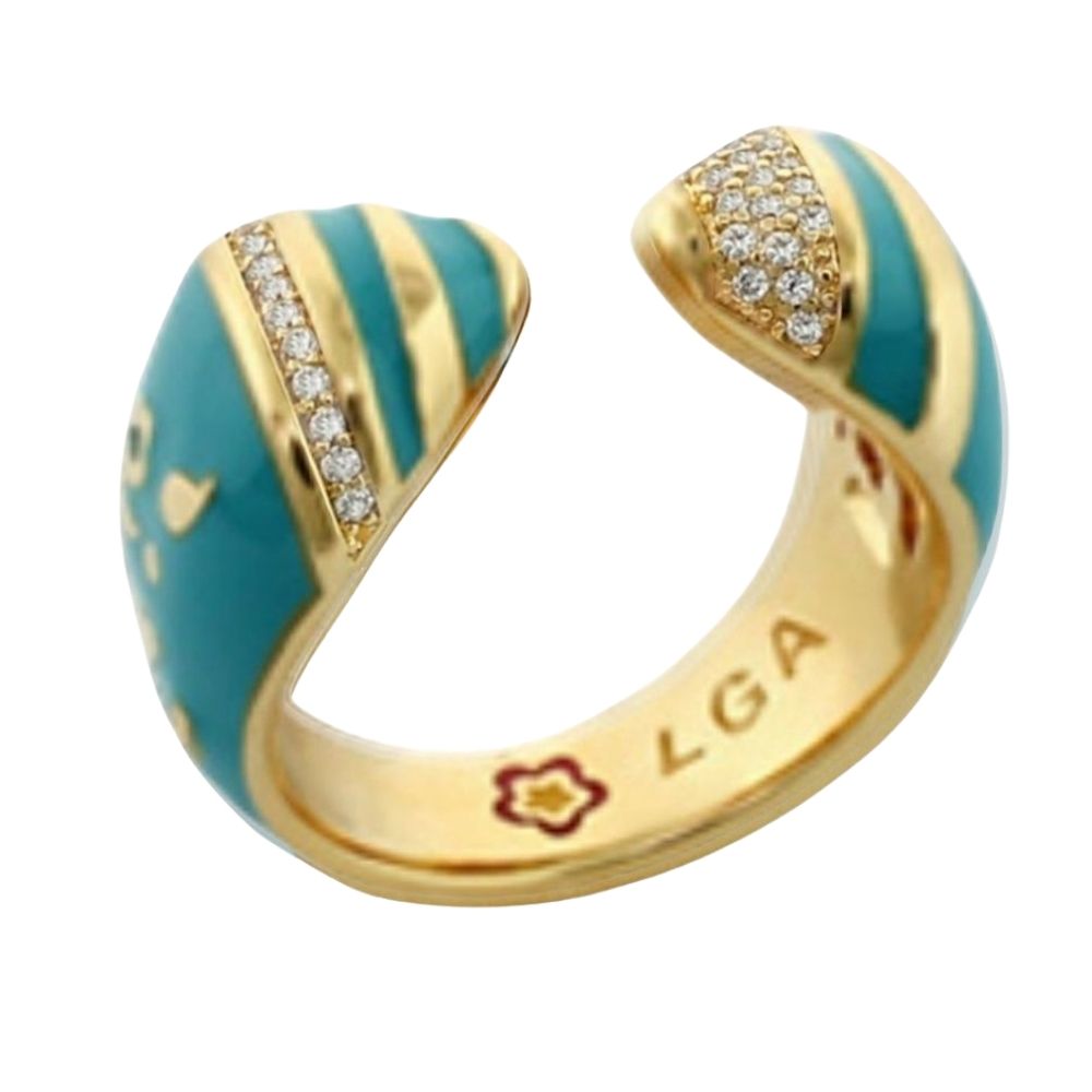 Flowers by Orly Ring — Open Pavé Wrap