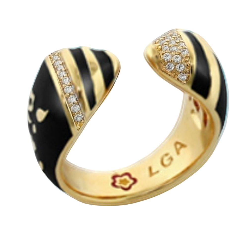 Flowers by Orly Ring — Open Pavé Wrap