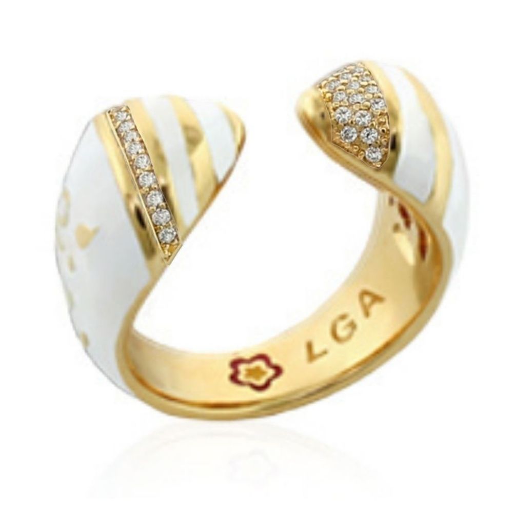 Flowers by Orly Ring — Open Pavé Wrap