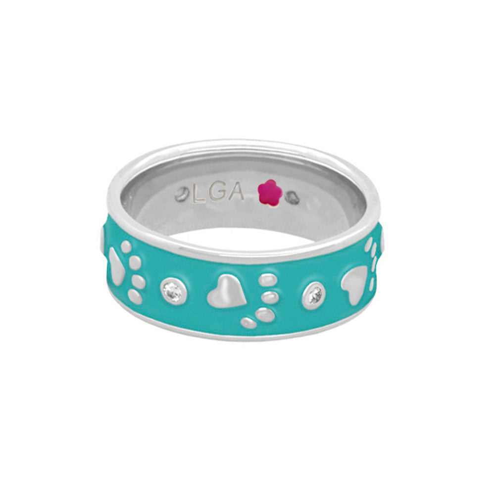 Animal Paradise Ring — Paw & Heart Band