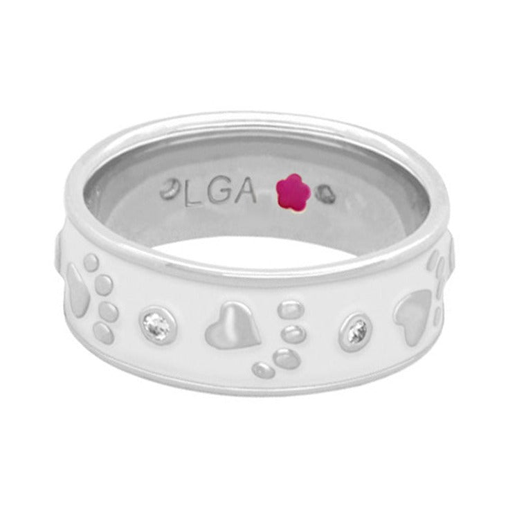 Animal Paradise Ring — Paw & Heart Band