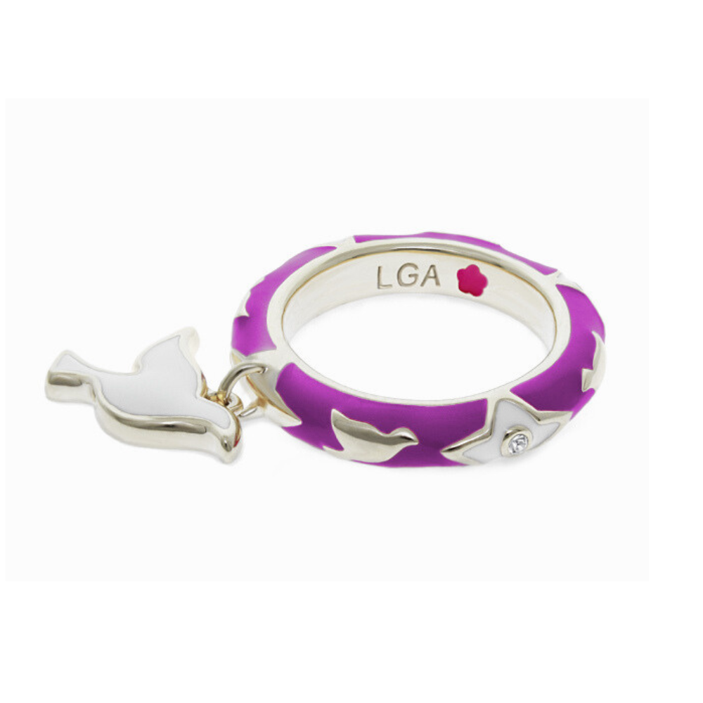 Charming 2 Stackable Ring — Dove Charm