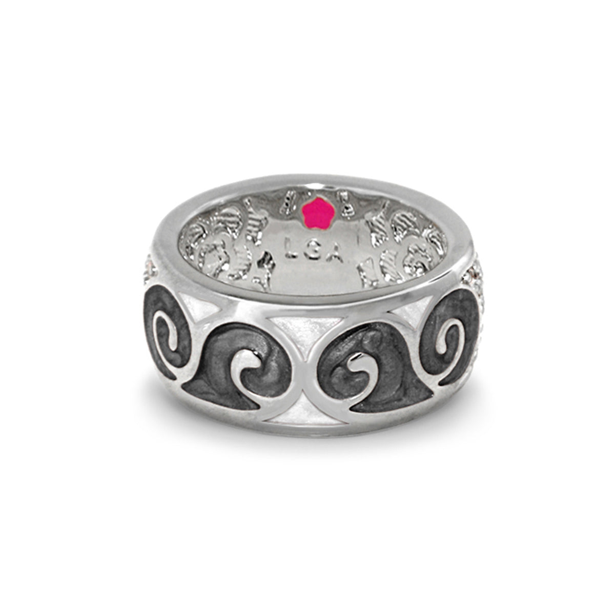 Butterfly World Band Ring — Swirl