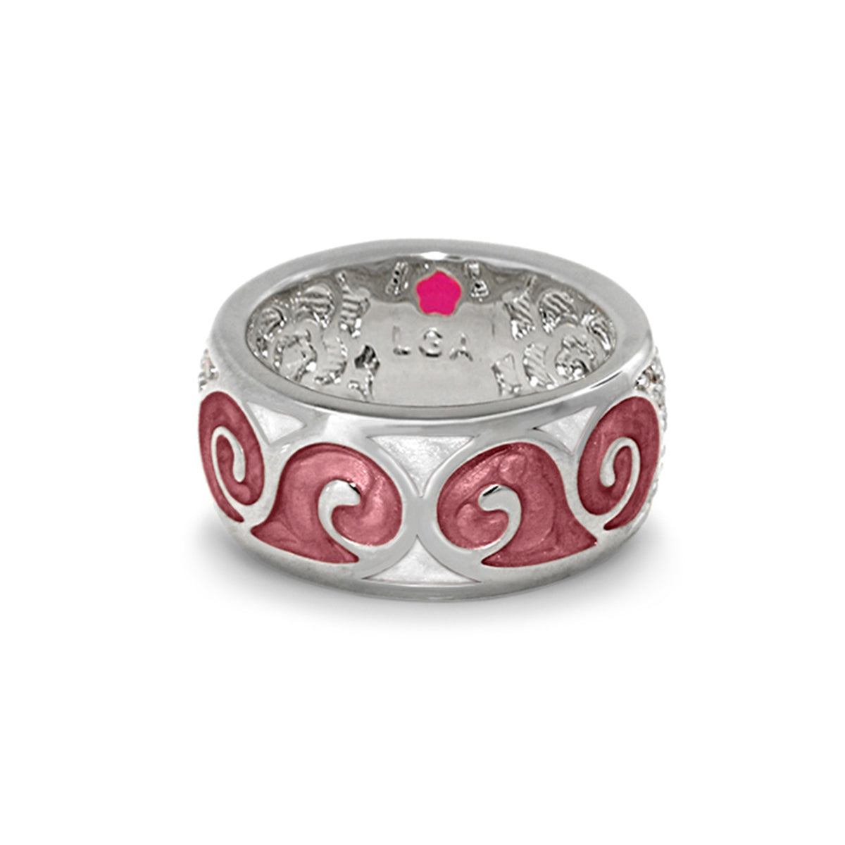 Butterfly World Band Ring — Swirl