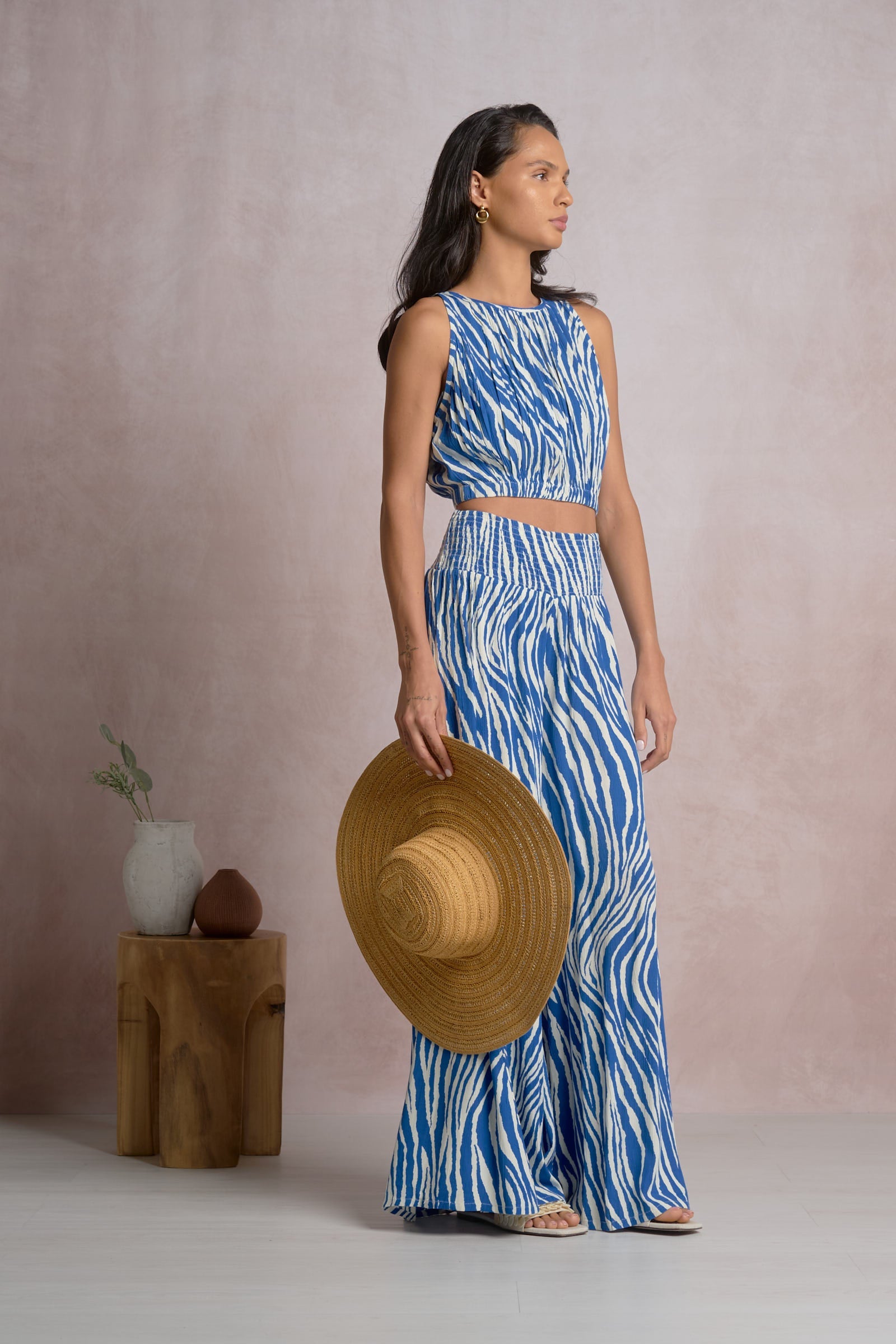 Zebra Top Blue Zebra