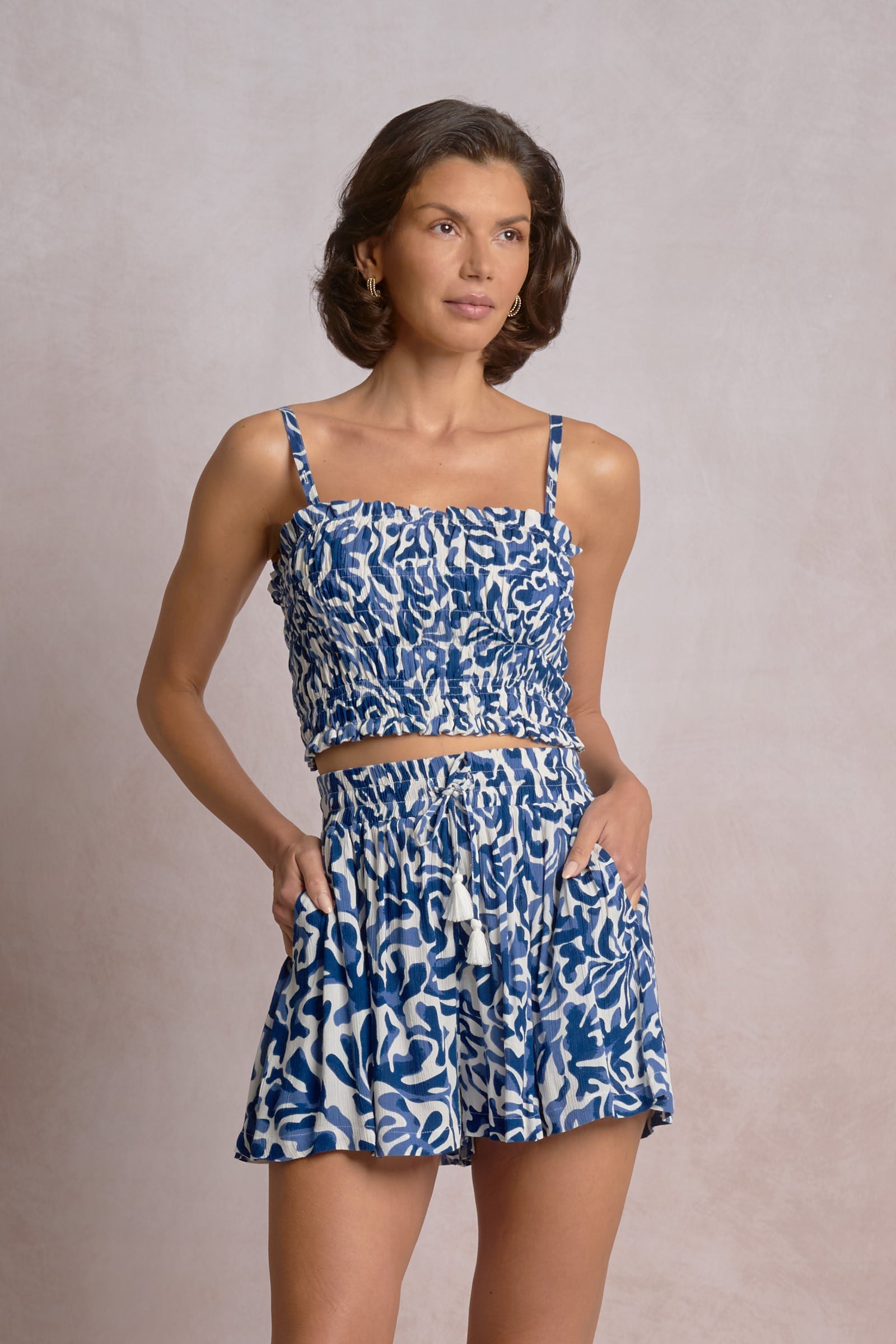 Cori Top Blue Coraline