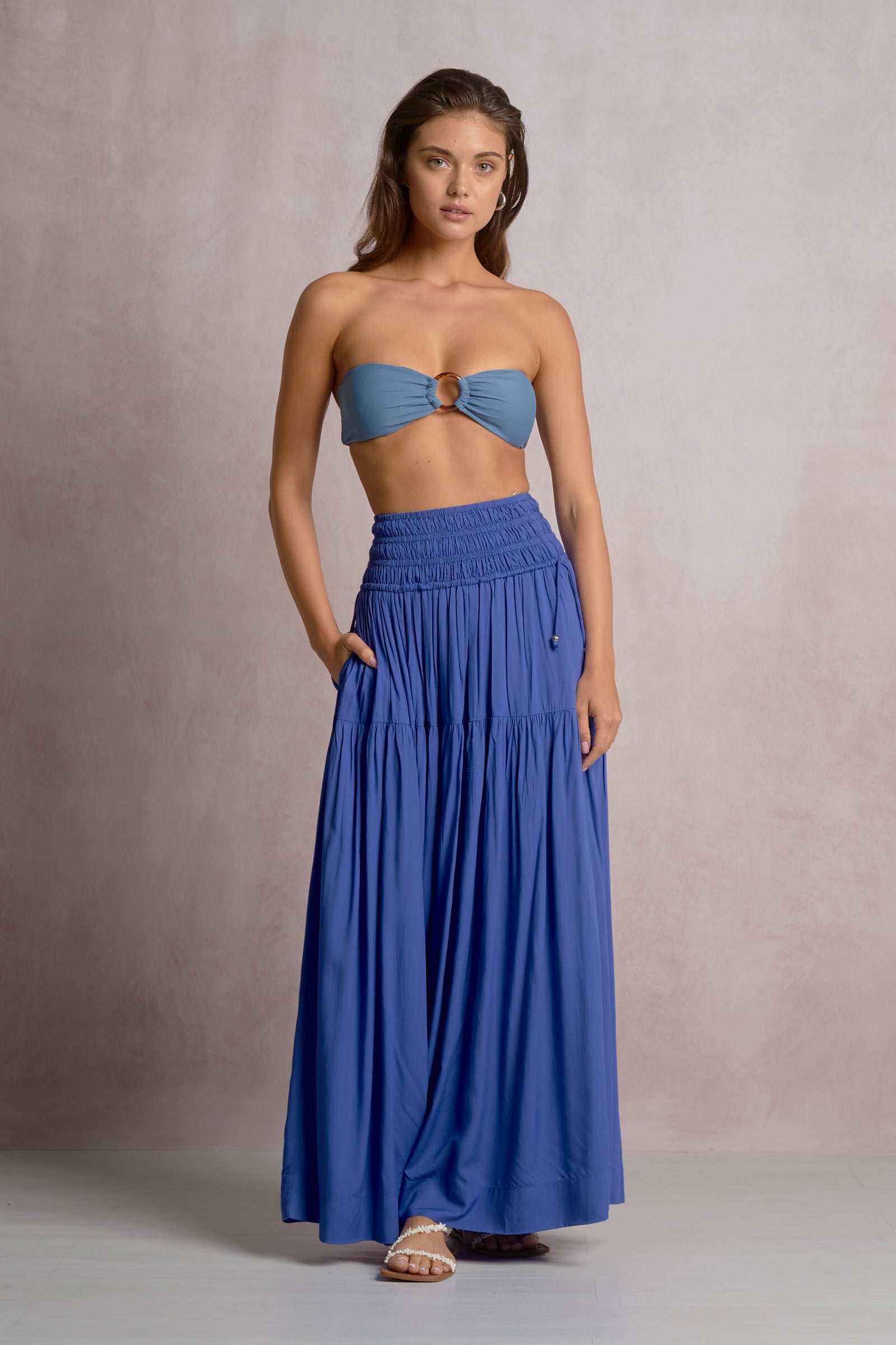 Rory Skirt Sapphire Blue