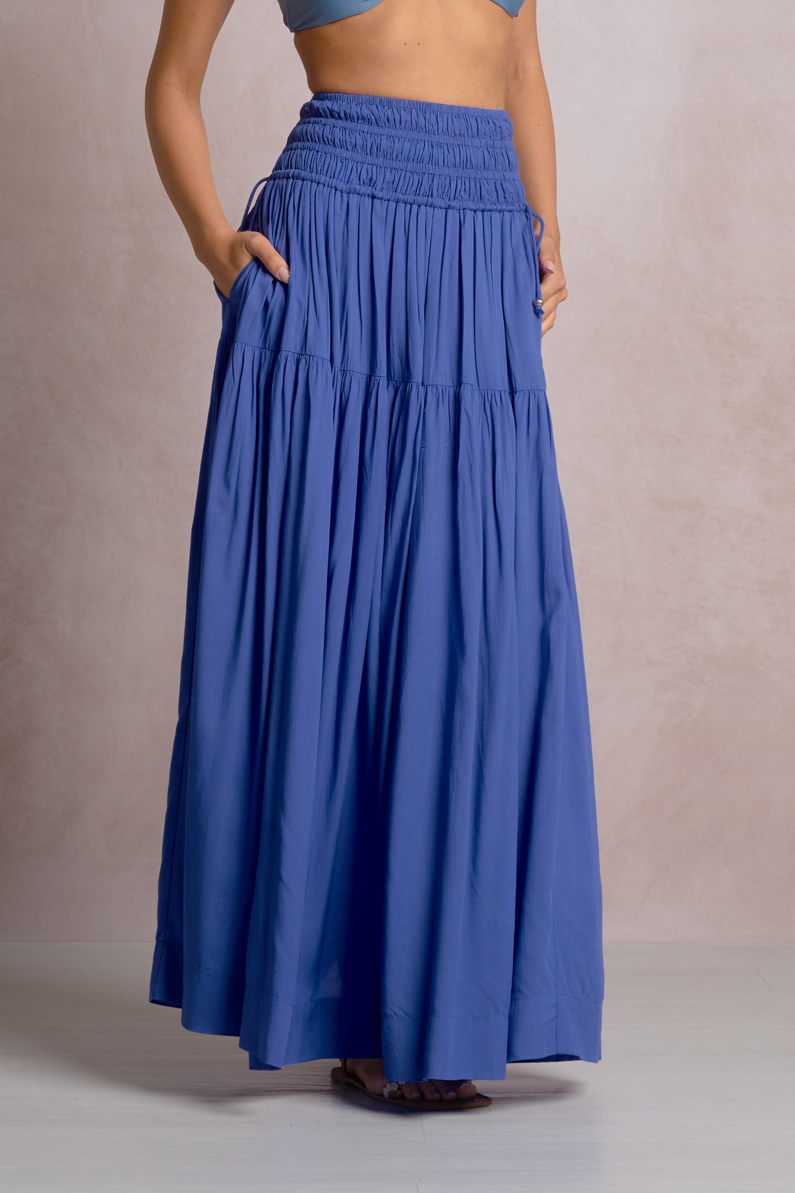 Rory Skirt Sapphire Blue