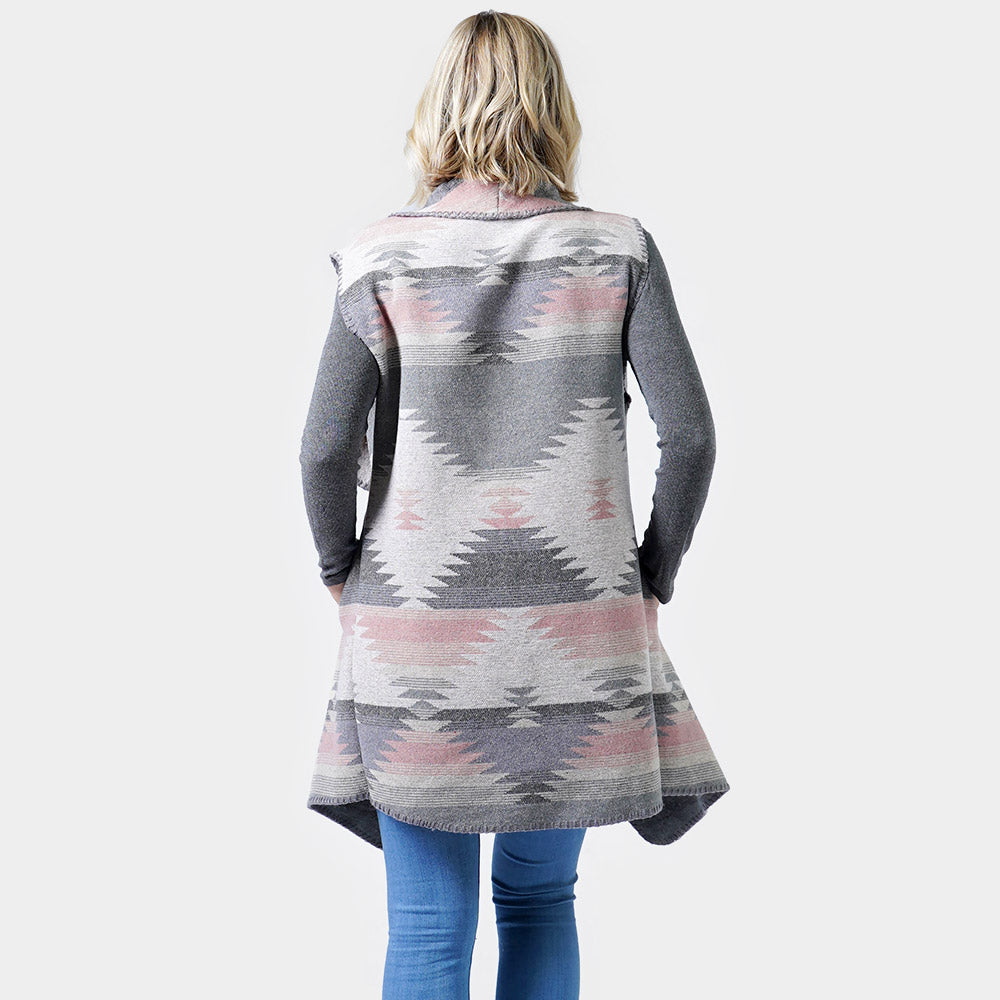 Western Print Vest