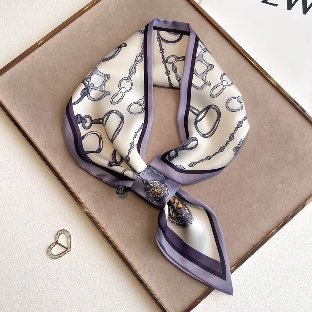 Elegant Pattern Print Decorative Neck Scarf