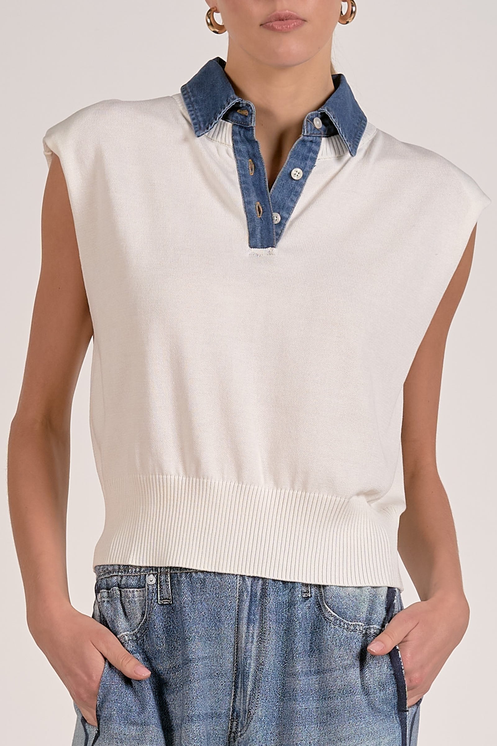 Piper Top Off White