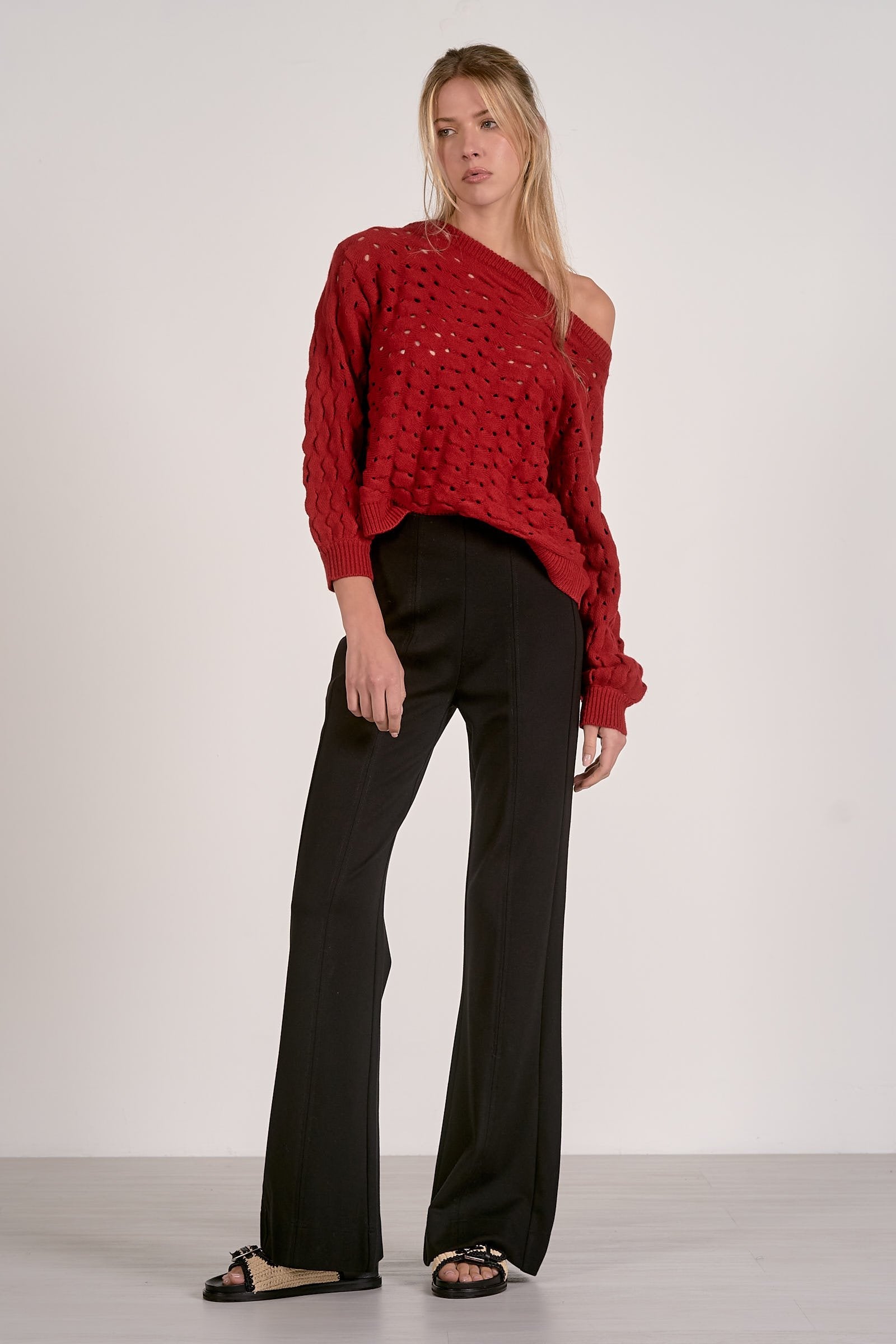 Adrienne Sweater Red