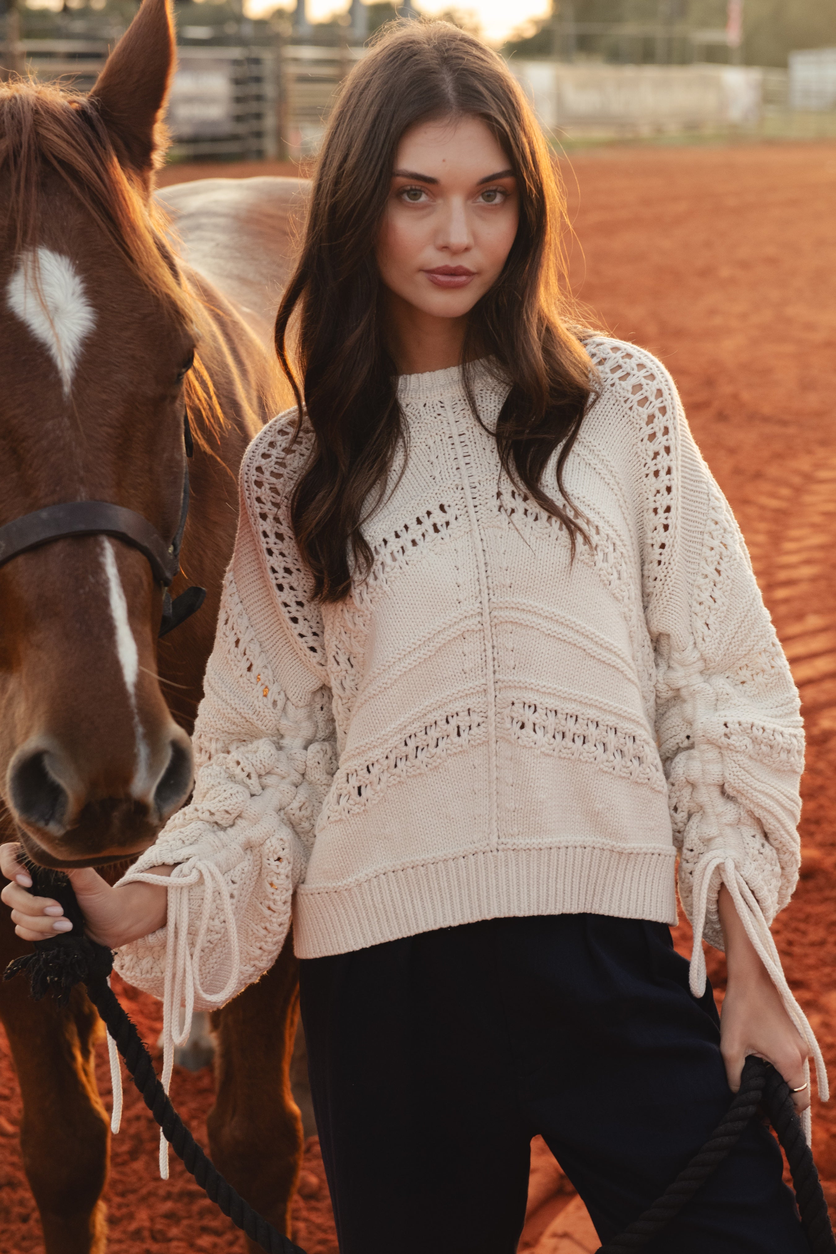 Belle Sweater Off White