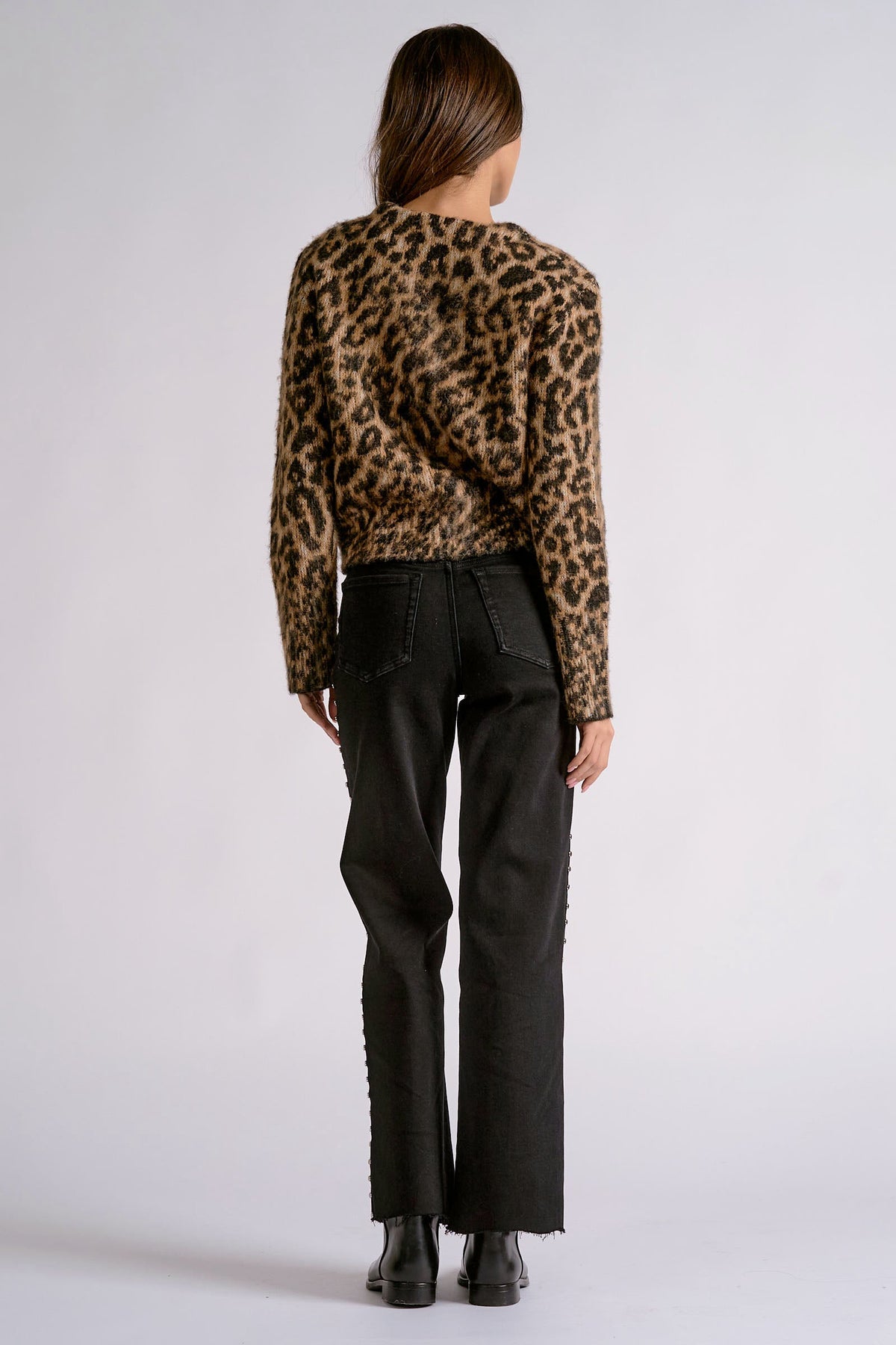 Cheetah Print Cardigan