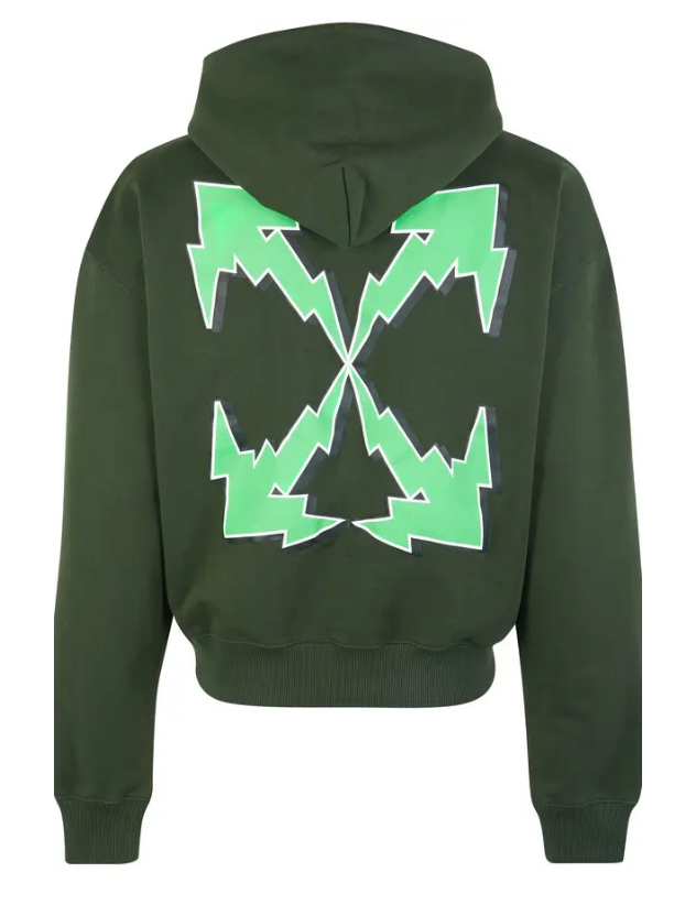OFF-WHITE Bolt Arrow Hoodie (Green)