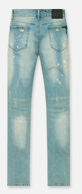 RTA Bryant Skinny Jean (Blue Kyanite Distressed)