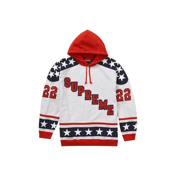 Supreme Hockey Hooded Sweatshirt (FW22) Ash Grey