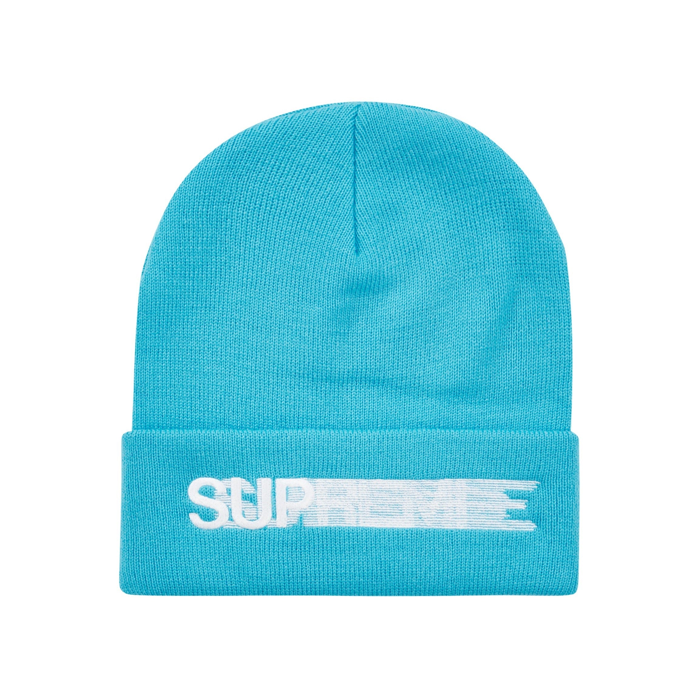 Supreme Motion Logo Beanie (SS23) Bright Blue