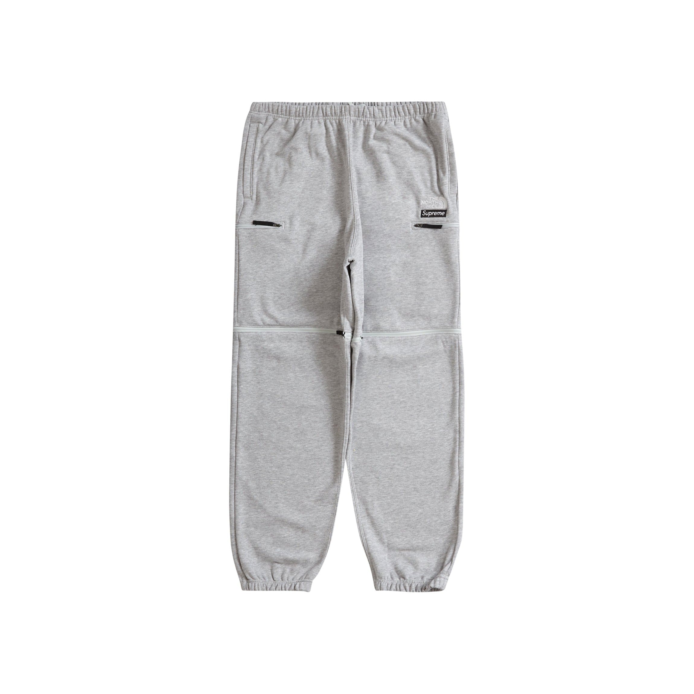 Supreme The North Face Convertible Sweatpant Heather Grey