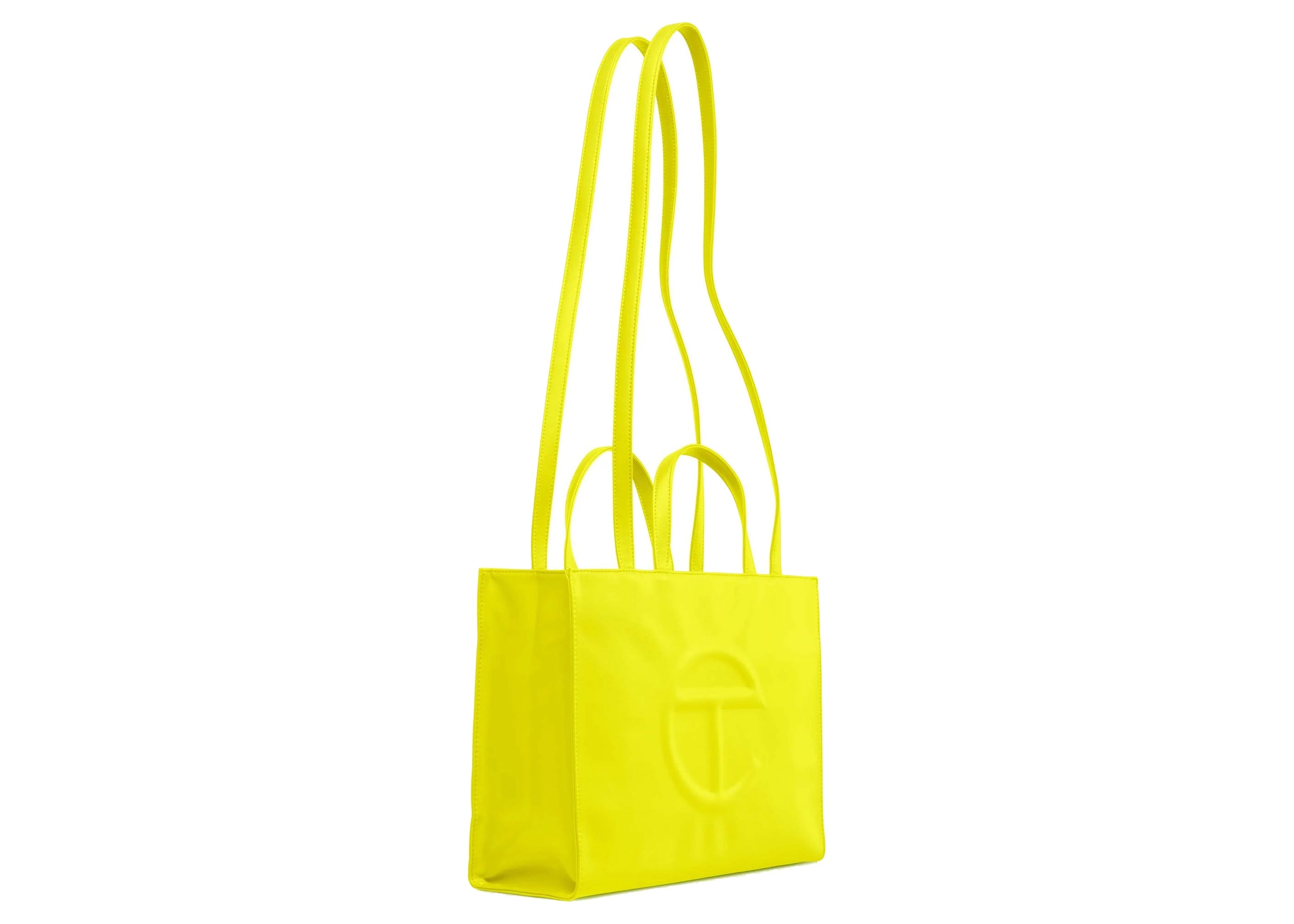 Telfar Shopping Bag Medium Highlighter Yellow