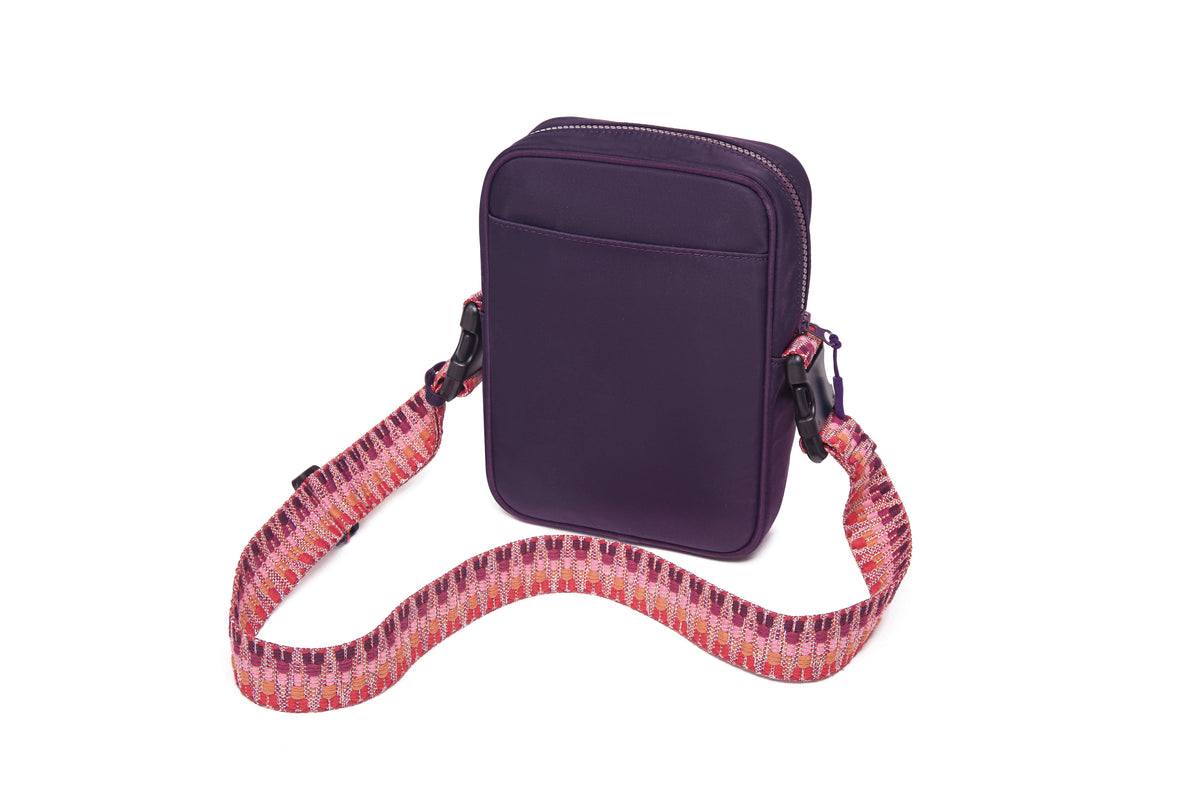 Martha | Purple Nylon + Webbed Strap