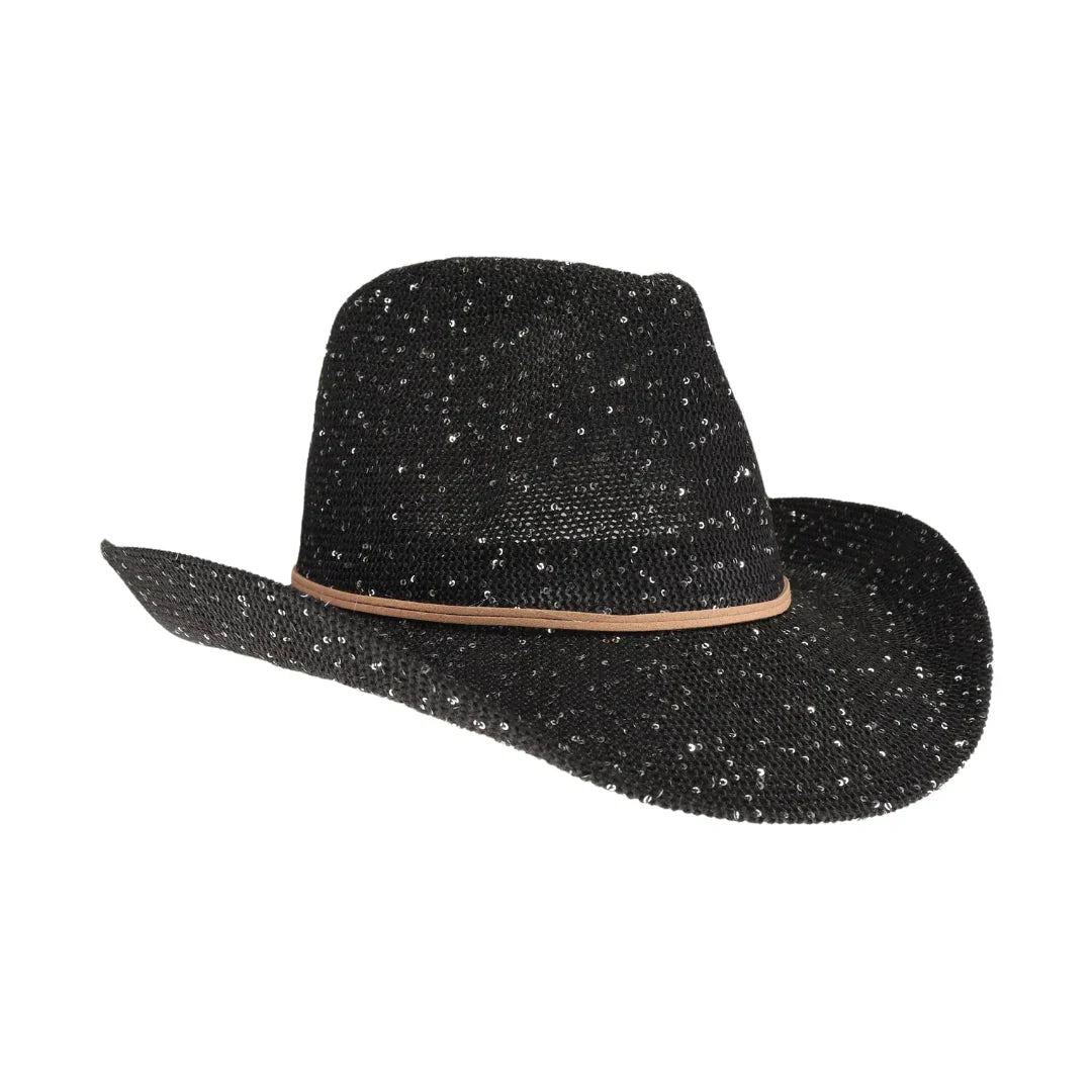 C.C Women's Sequin Cowboy Hat
