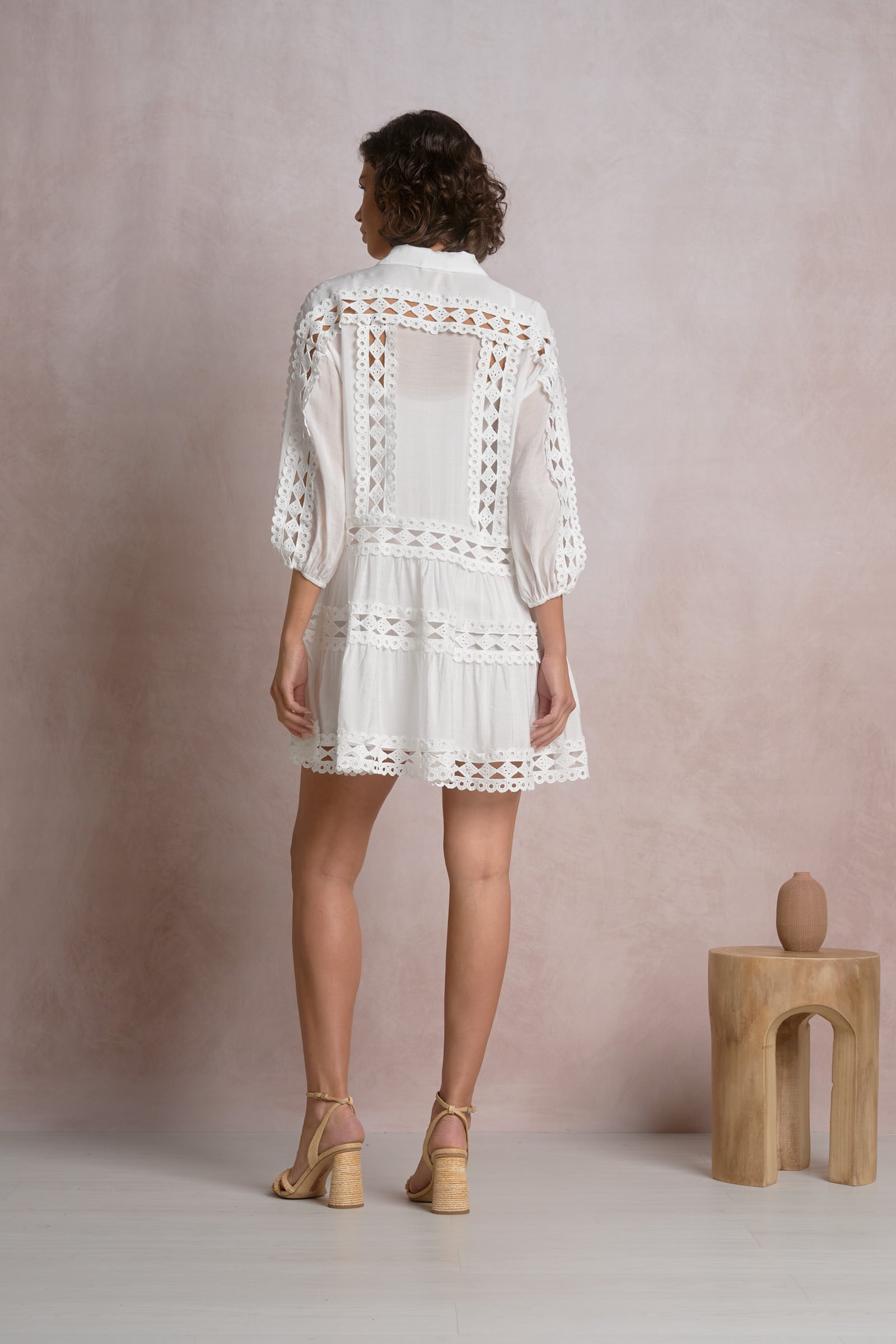 Solace Dress White