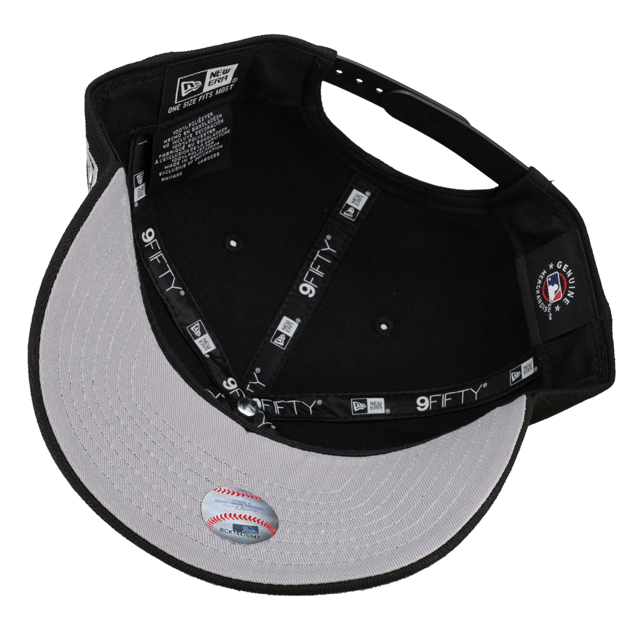 Chicago White Sox New Era 9Fifty A Frame Snapback Hat (Black)