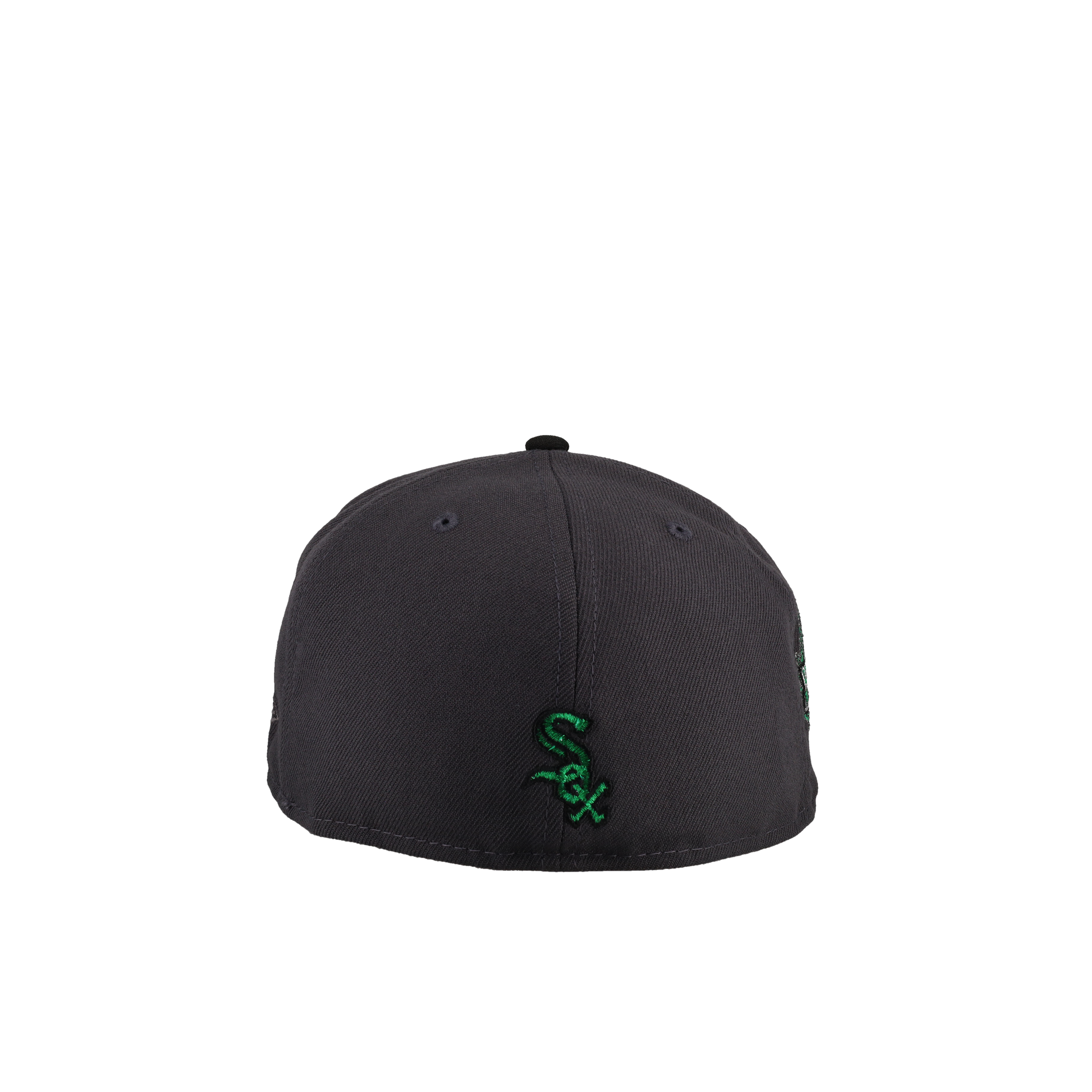 Chicago White Sox 2005 WS Laurel Wreath (Graphite/Black) Metallic 59Fifty Fitted Hat