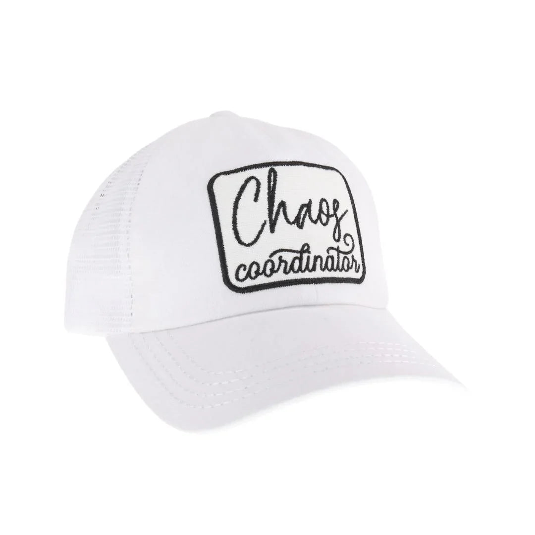 C.C CHAOS COORDINATOR PATCH PONY CAP