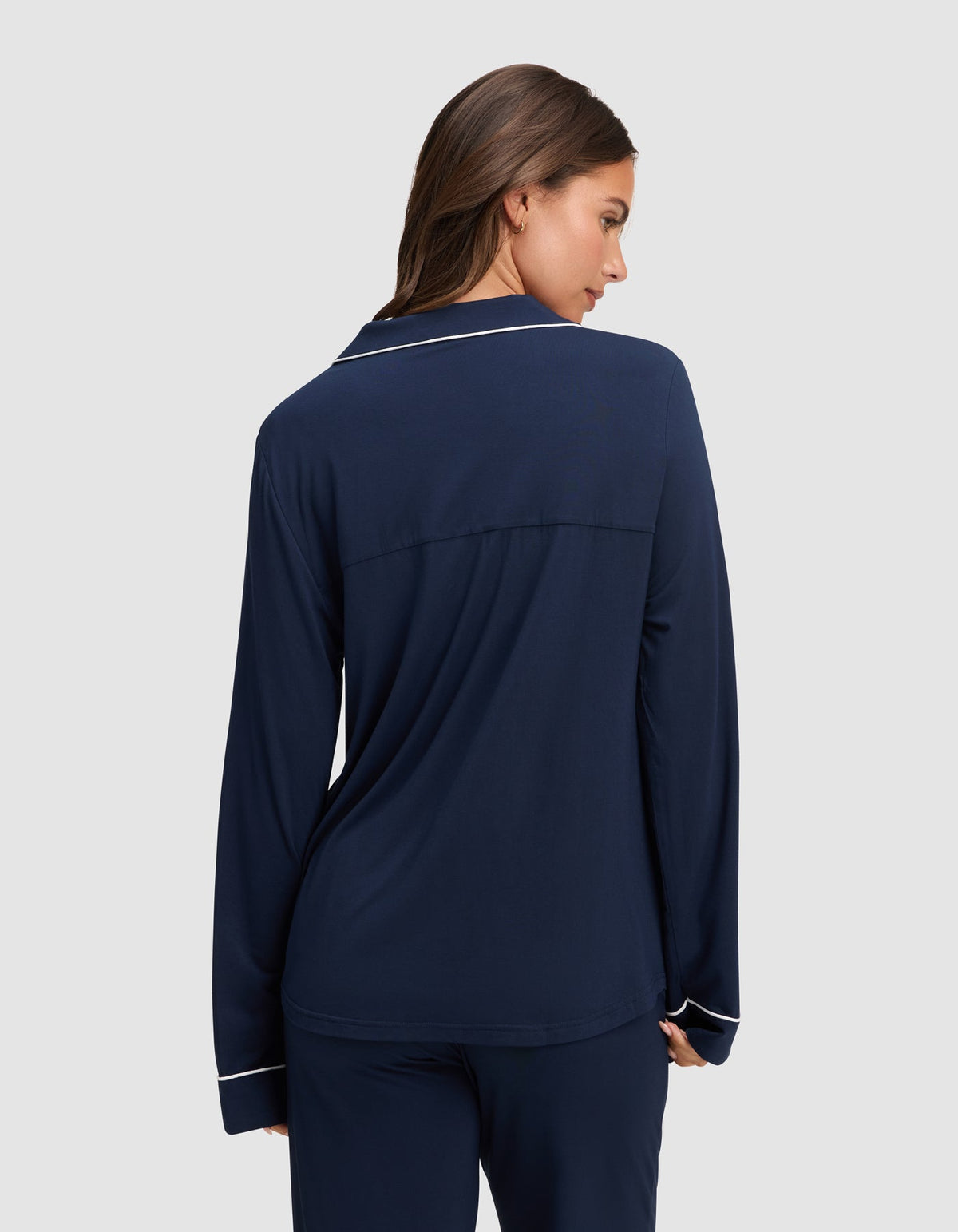Women's Bamboo Stretch-Knit Long Sleeve Pajama Set - Tall